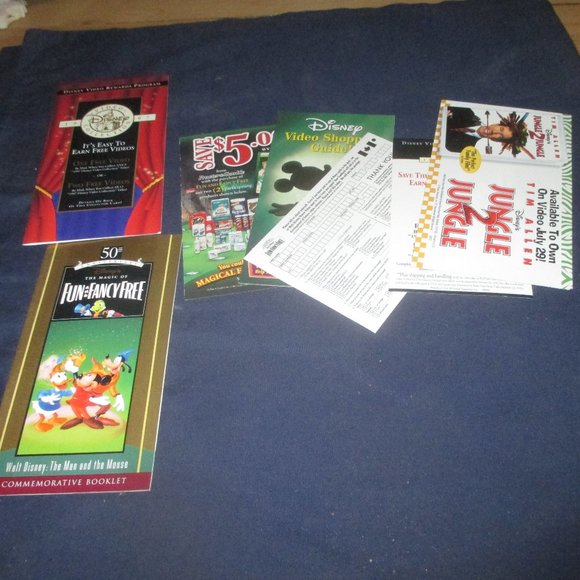 Walt Disney's Fun and Fancy Free (VHS, 1997) 50th Anniversary Clamshell Case - Picture 5 of 6